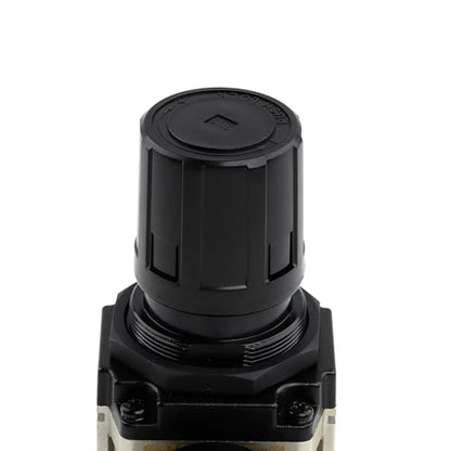 SNS AR4000-N04 Female Thread 1/2 NPT Air Pressure Regulator 0-150 PSI Adjustable,Bracket,Gauge - color: AR, size: 4000-N04