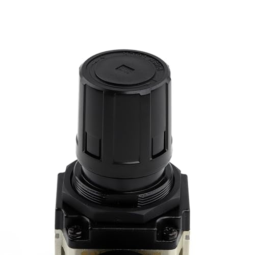 SNS AR4000-N04 Female Thread 1/2 NPT Air Pressure Regulator 0-150 PSI Adjustable,Bracket,Gauge - color: AR, size: 4000-N04
