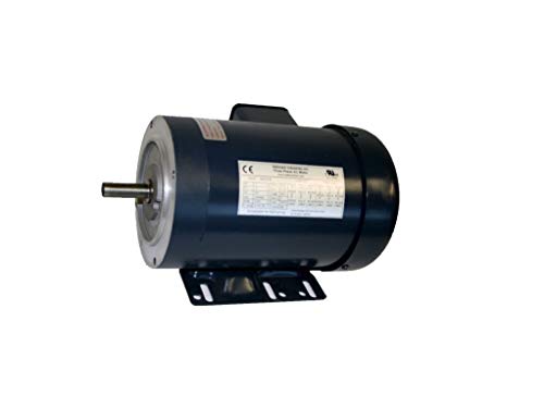 Hallmark Industries MA0503E AC Motor, 1/3hp, 1725 RPM, 3PH/60HZ, 208-230/460VAC, 56C/TEFC, with Foot, SF 1.15, Insul F, Inverter Duty - size: 1/3hp, 1725RPM, 3 phase, 230/460V