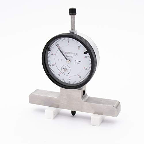 Clockwise Tools Dial Depth Gauge, DDGR-0105 0-1", Plus 1"-2", 2"-3", 3"-4", 4"-5", 5"-6", 6"-7" Extensions