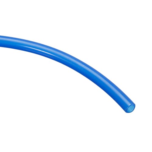 M METERXITY Pneumatic Tubing - Air Compressor PU Line Hose Apply to Water Fluid Transfer(4mm ID x 6mm OD, 13.1 Ft Length, Blue) - size: 13.1 Ft
