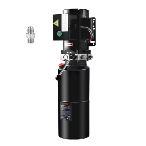 VEVOR Hydraulic Power Unit 220V 10 Quart Car Lift 3HP Hydraulic Pump Power Unit Car Lift Single Phase Hydraulic Pumps with 10L Steel Tank Car Lifts Hydraulic Power Unit for Auto Repair Single Phase - size: 10 Quart