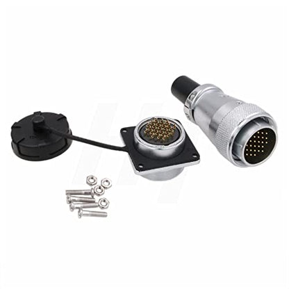 WS28 26 Pin 5A Male Plug Female Socket Metal Aviation Circular Power Electrical Connector Solder Outdoor Automotive Solar 18awg Cable - size: 26 pin 5A