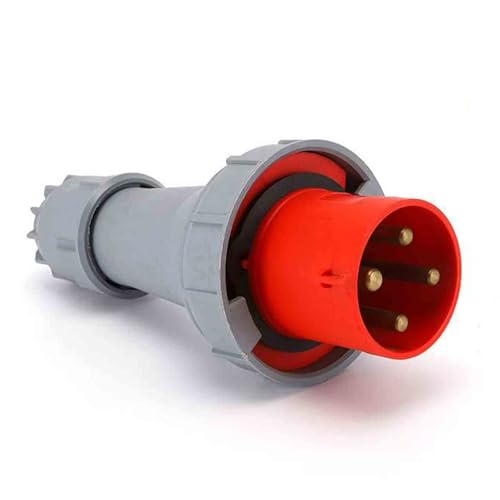 IEC60309 Waterproof CEE Industrial Connector Plug 4Pin 125A (Compatible with 100A) 380-415V 3P+E IP67