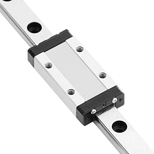 [2 Pack] MGN9 400mm Linear Sliding Rail Guide with 2pcs MGN9H Linear Bearing Sliding Carriage Block for 3D Printer and CNC Machine - style: 400mm/15.75inch
