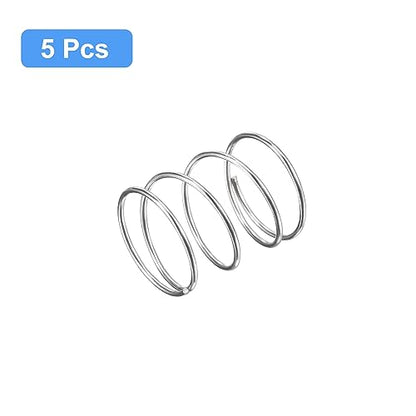uxcell 5Pcs Compression Spring 304 Stainless Steel 18mmOD,1mmWD,25mmFL - size: 1.0mmx18mmx25mm