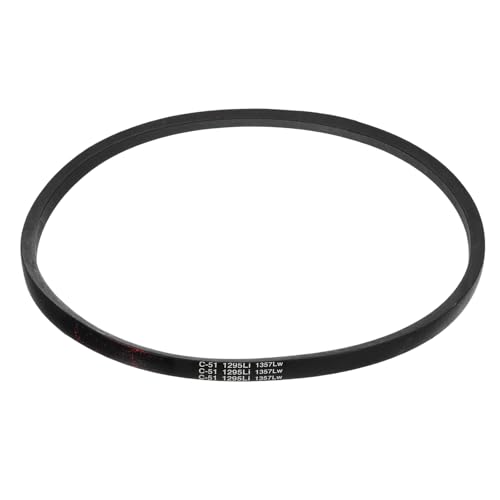 uxcell C51 Drive V-Belt 51 Inch (1295mm) Inner Circumference x 22mm Width x 14mm Height, Rubber V Belt for Power Transmission - size: C51