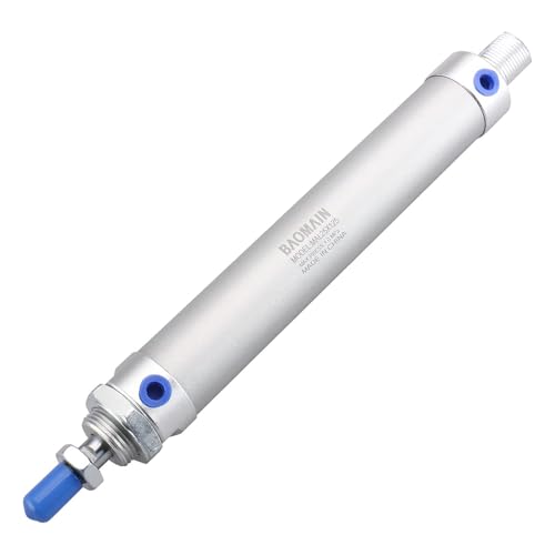 BAOMAIN Mini Pneumatic Air Cylinder 1" Bore 5" Stroke MAL 25x125 - style: Stroke 125 mm(4.92 inch)