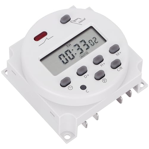 Timer Switch, AC 220V 16Amp, Programmable Timer Time Relay Switch - size: AC 220V