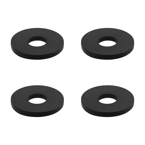 4 PCS Multi Purpose Rubber Spacer, 1-2/5" OD x 1/2" ID x 1/8" Thickness - size: 1-2/5" OD x 1/2" ID x 1/8" Thickness