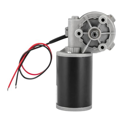 Electric Gear Motor 24VDC, 80W, High Torque Speed Reducing 220 RPM, 154lbs Load Capacity (Left Side)