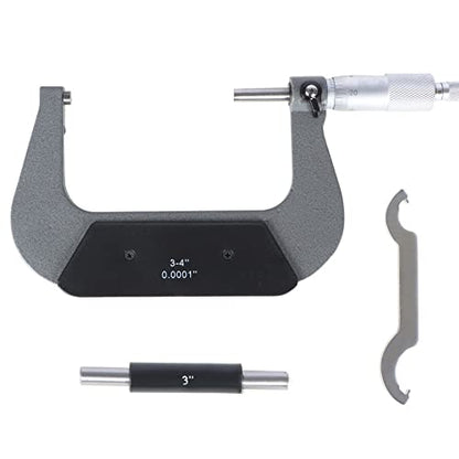 kimllier 3-4 Inch Accuracy Outside Diameter Micrometer Accuracy 0.0001 Inch