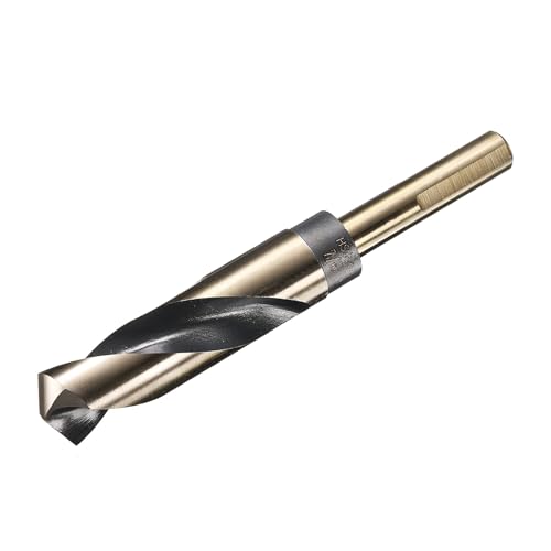 uxcell 7/8" Drill Bit 1/2" Reduced Shank 3-Flat M35 5% Cobalt HSS - size: 7/8" with 1/2" Shank