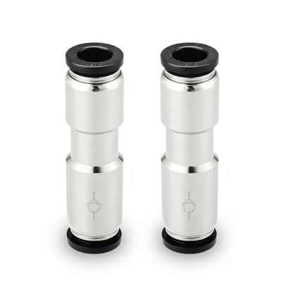 Yoebor 1/4" OD Check Valve Push to Connect Inline Air Pneumatic Valves 2pcs - size: 1/4" OD