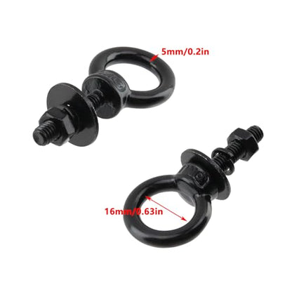 Antrader Lifting Shoulder Eye Bolts,Stainless Steel Eye Bolt,M6 x 25mm - size: M6 x 25mm