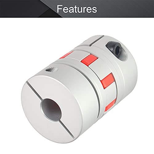 Fielect Shaft Coupling 18mm to 18mm Bore L78x55D Flexible Coupler Joint for Servo Stepped Motor - size: 18mm to 18mm Bore L78x55D