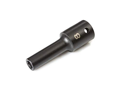 TEKTON 1/2 Inch Drive x 8 mm 6-Point Impact Socket | SID23108 - size: 8 mm, style: Deep