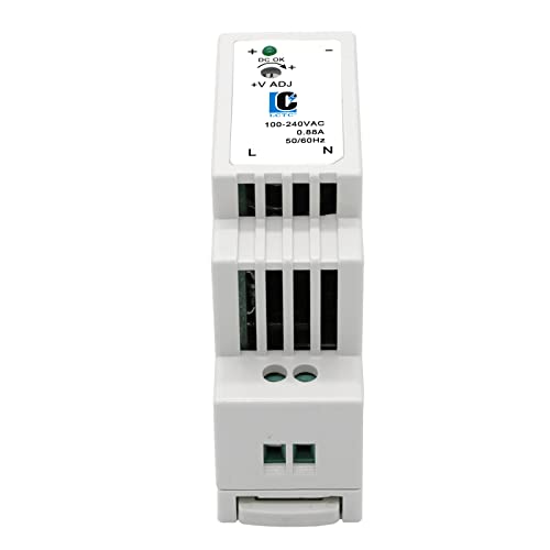 DC 5V Din Rail Slim Switching Power Supply 15W 2.4A(Input:100-240VAC,Output:5VDC,50/60HZ) Adapter Switch Converter (Volts_of_Direct_Current, 5)