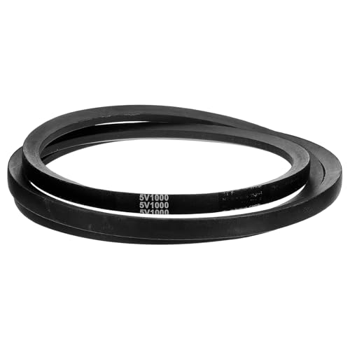 uxcell 5V1000 V-Belt, Classic Wrapped Rubber V-Belt 100" Outside Circumference x 0.62" Width x 0.53" Height for Industrial Machinery Equipment, Black - size: 5V1000