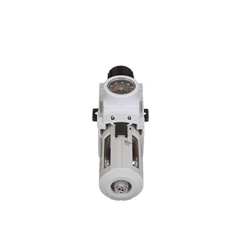 PneumaticPlus PPP2-N02BG Air Filter Regulator Combo 1/4" NPT, 5 Micron