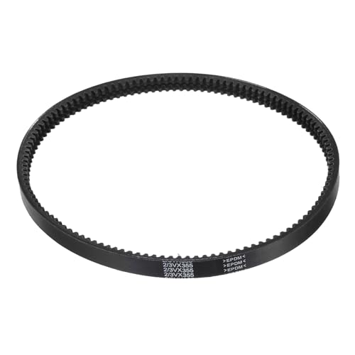 uxcell 2/3VX355 EPDM V-Belt, 2 Banded, 35.5" Outer Circ x0.75 W x0.39 Thk - size: 2/3VX355