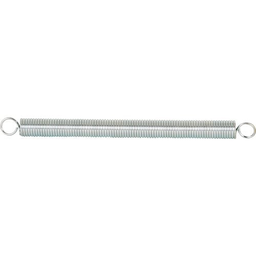 Prime-Line SP 9635 Extension Spring, Spring Steel Construction, Nickel-Plated Finish, 0.080 GA x 5/8 in. x 8-1/2 in., Closed Single Loop (Single Pack)