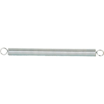 Prime-Line SP 9635 Extension Spring, Spring Steel Construction, Nickel-Plated Finish, 0.080 GA x 5/8 in. x 8-1/2 in., Closed Single Loop (Single Pack)