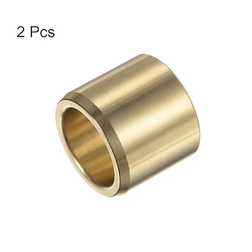 HARFINGTON 2pcs Sleeve Bearings 3/4" Bore 1" OD 7/8" Length Wrapped Oilless Bushings Brass Alloy for Transmission Conveyor Systems - size: 3/4" x 1" x 7/8"