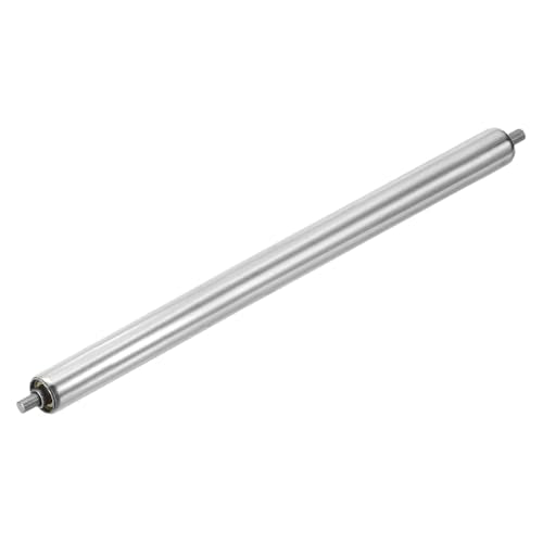 MECCANIXITY Stainless Steel Conveyor Roller 1" Diameter 20" Length Gravity Transmission Replacement Part Galvanized End (Silver) - size: 1"x20"