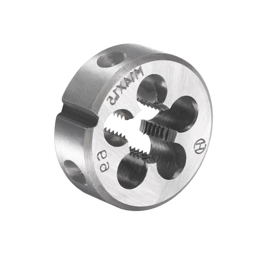 M14x1.5mm Metric Tap and Die Set,Machine Thread Screw Tap with Round Threading Die,Tap & Die Kit for Nut Screw Bolt Thread Repair - size: M14x1.5mm