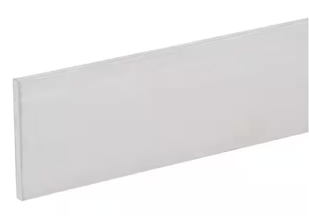 6061 Aluminum Flat Bar Stock, 1/4" Thick x 2" Wide x 6 Ft Long - Mill Finish Rectangular Bar