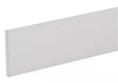 6061 Aluminum Flat Bar Stock, 1/4" Thick x 2" Wide x 6 Ft Long - Mill Finish Rectangular Bar