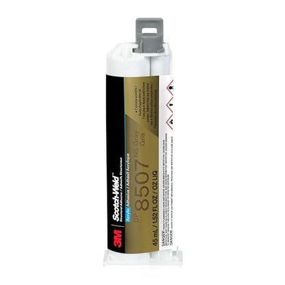 3M Scotch-Weld Acrylic Adhesive DP8507NS, Gray, 45 mL, Duo-Pak, 1 Each