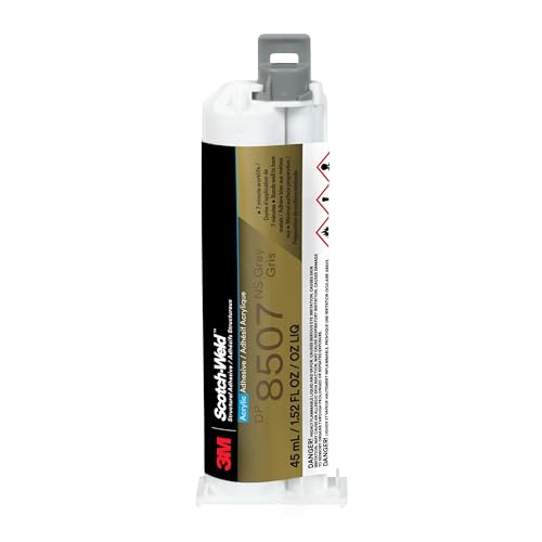 3M Scotch-Weld Acrylic Adhesive DP8507NS, Gray, 45 mL, Duo-Pak, 1 Each