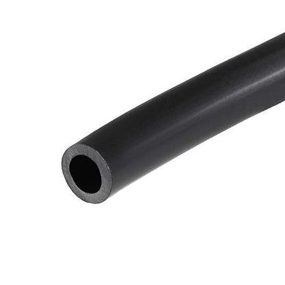 uxcell Lubricating Oil Hose, 4mm ID x 6mm(1/4") OD 3.3ft Rubber Water Hose Tubing Black - size: 4mm x 6mm