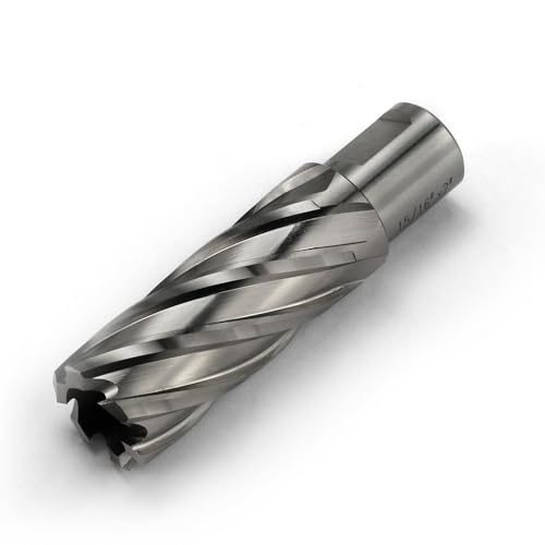 Annular Cutter JESTUOUS 3/4 Inch Weldon Shank 15/16 Cut Dia 2 Cut Depth