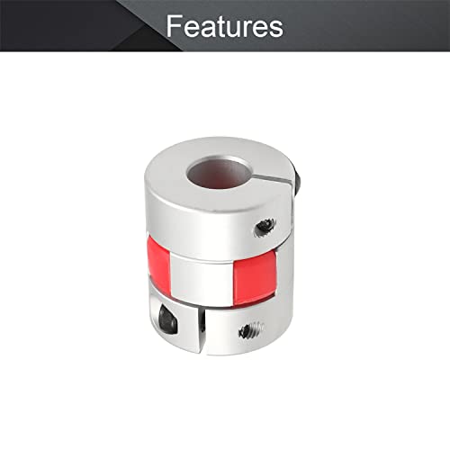 Fielect Shaft Coupling 12.7mm to 12.7mm Bore L35x30D Flexible Coupler Joint for Servo Stepped Motor - size: 12.7mm to 12.7mm Bore L35x30D