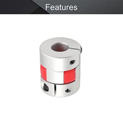 Fielect Shaft Coupling 12.7mm to 12.7mm Bore L35x30D Flexible Coupler Joint for Servo Stepped Motor - size: 12.7mm to 12.7mm Bore L35x30D