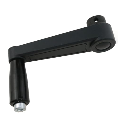Folding Crank Handle, 12 mm Bore, 4 Inch Alloy Machine Lever
