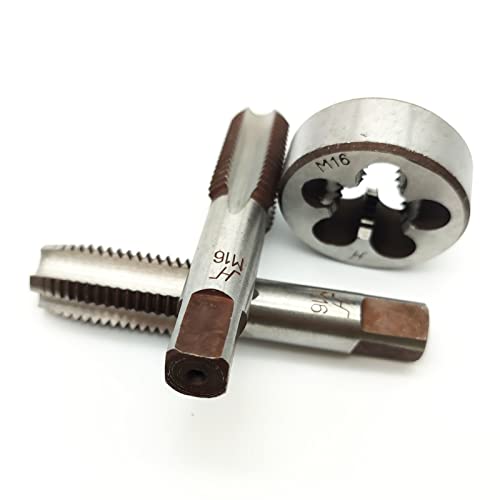 AtticZone M16 x 2.0 Metric Hand Thread Tap and Die Set, Right Hand - size: M16x2.0