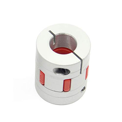 2PCS 8mm to 12mm Aluminium Plum Flexible Shaft Coupling D25 L30 8x12mm Connector Flexible Coupler for 3D Printer CNC Machine and Servo Stepped Motor（8x12mm） - style: 8-12mm