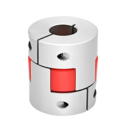 Upgrade D20*L25 Flexible Shaft Coupling 10mm to 10mm Aluminium Plum Connector Flexible Coupler for 3D Printer CNC Machine and Servo Stepped Motor - size: Bore 10mm to 10mm