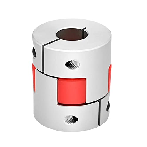 Upgrade D25*L30 Flexible Shaft Coupling 10mm to 10mm Aluminium Plum Connector Flexible Coupler for 3D Printer CNC Machine and Servo Stepper Motor - size: Bore 10mm to 10mm