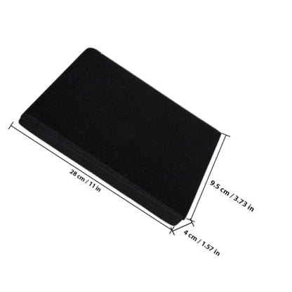 Speaker Pads Subwoofer Isolation Pad Black Pu 2pcs