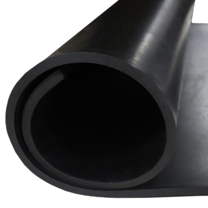 EPDM Rubber Sheet, Black, 60A, 0.500" x 36" x 48" - size: 48 x 36 x 0.5 in.