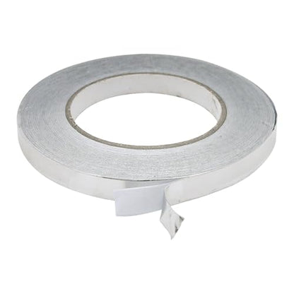 JVCC AF20 Aluminum Foil Tape – 2 mil Linered, Venture Formula Acrylic, 73 oz/in Adhesion, -22°F to 248°F, HVAC Duct Sealing & Insulation Repair Aluminum Tape (Silver, 1/2 in. x 50 yds.)