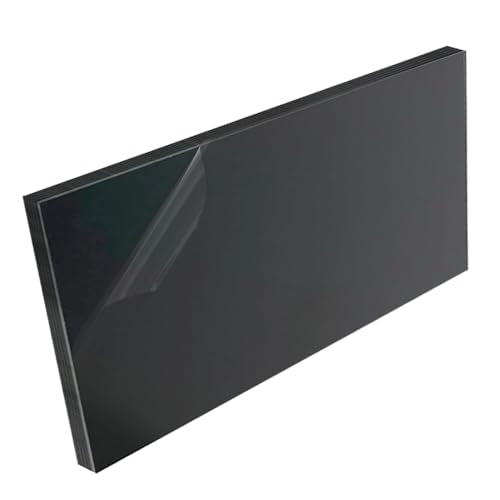 High-Density Polyethylene (HDPE) Plastic Sheet 1" Thick 12" X 16"- Black HDPE Sheet,for Machining, Home Improvements, DIY Projects, Engineering,High-Density Polyethylene Plastic Block (Pack of 1) - color: Black, size: 1" x 12" x 16"