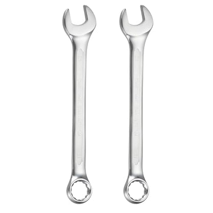 HARFINGTON 2Pcs Metric Combination Wrench 21mm Open End & 15-Degree Offset - size: 21mm