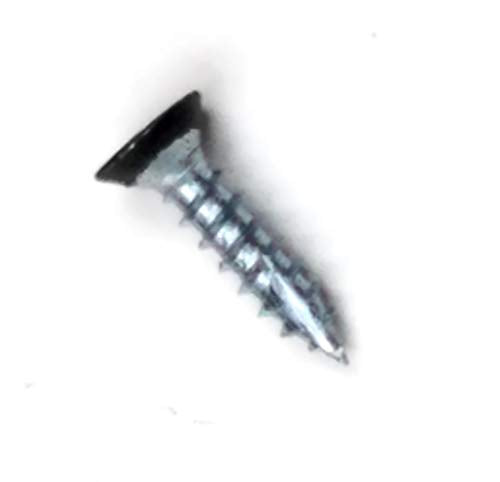 Wood Screws for Door Hinges DIY Cabinets Black #9 x 1 Inch 24-Pack - color: BLACK
