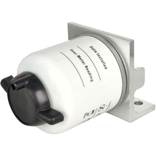 XYZIL Fuel Filter w/Mounting Head 6667353 6667352 Compatible with Bobcat 453 463 553 653 751 753 763 773 853 7753 S100 S130 S150 S185 S205 S770 Excavator 220 225 231 E08 E10 E14 Loader T110 T140 T180